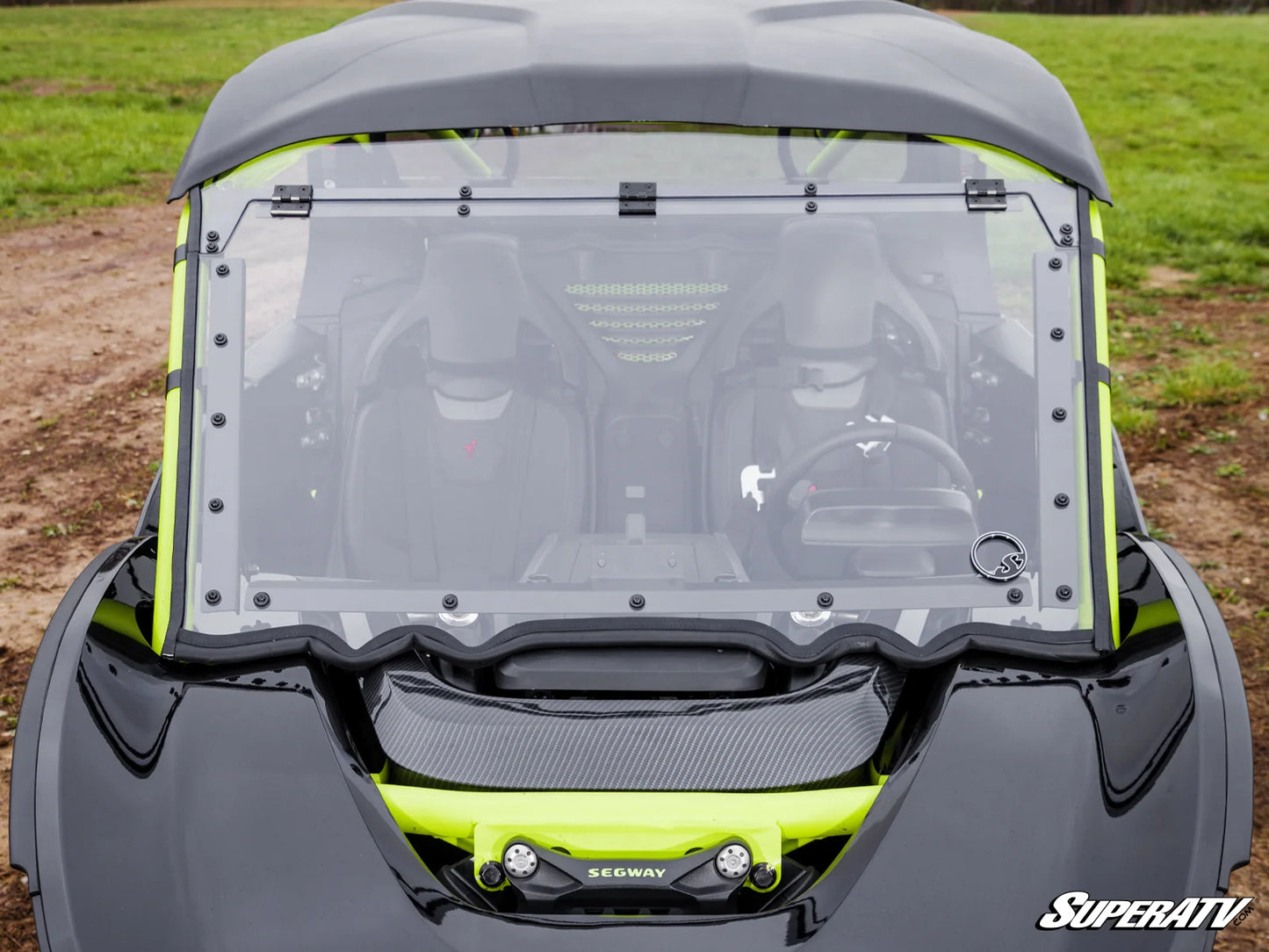 SuperATV - Segway Villain Scratch-Resistant Flip Windshield