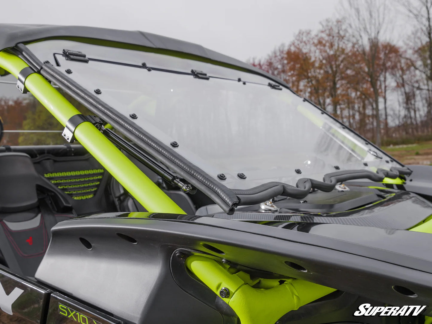 SuperATV - Segway Villain Scratch-Resistant Flip Windshield