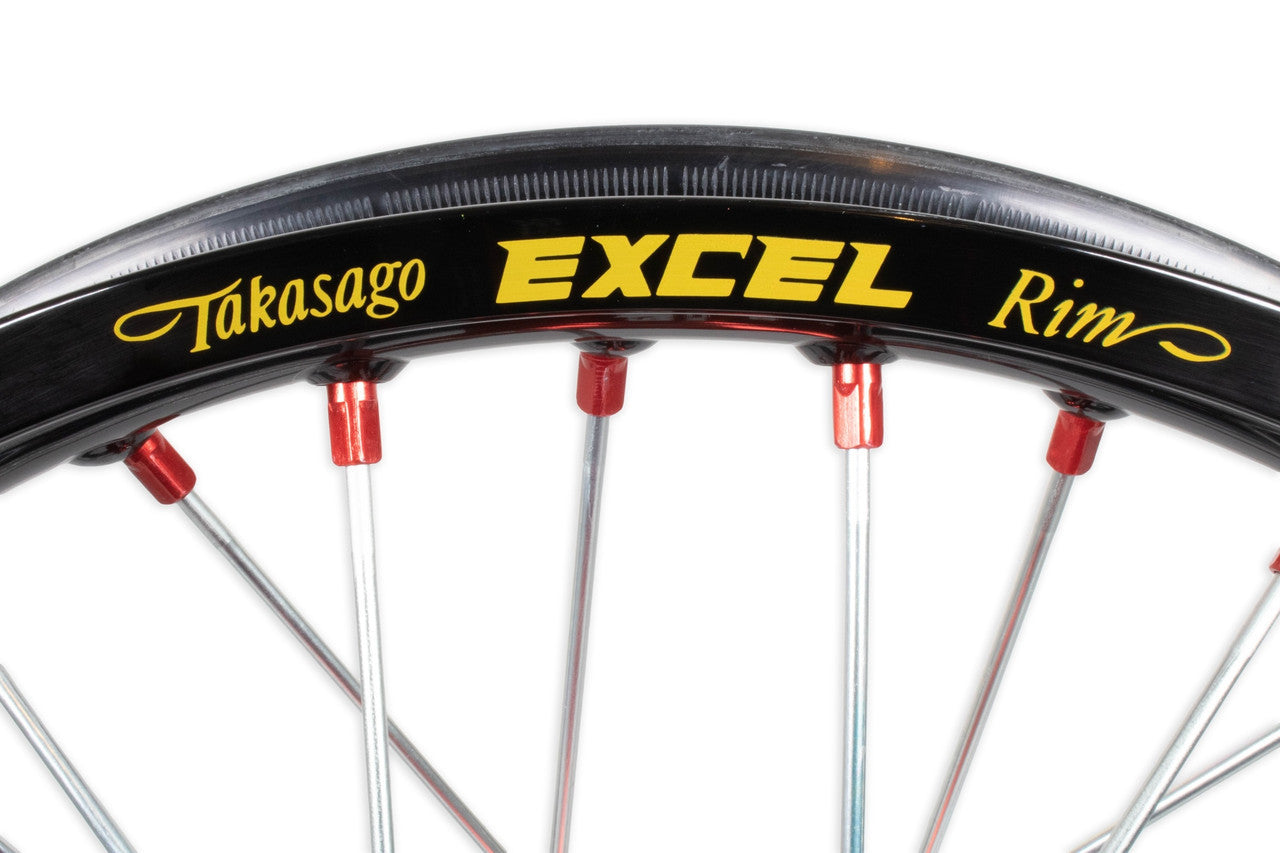 Beta Racing Kite 19" Rear Wheel, Red Hubs, Red Nipples, Silver Spokes, Black Rim