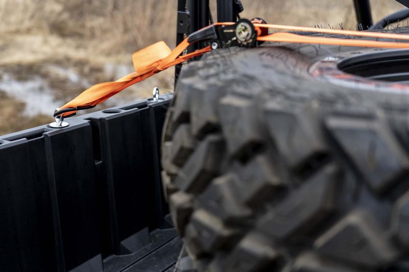 Rough Country - Bed Tie Down Kit - 1" Diameter | 5 Pieces | Polaris RZR XP 1000/RZR XP 4 1000