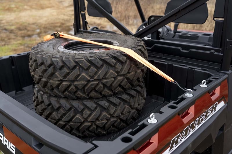 Rough Country - Bed Tie Down Kit - 1-7/16" Diameter | 5 Pieces | Polaris Ranger XP 900/XP 1000/General