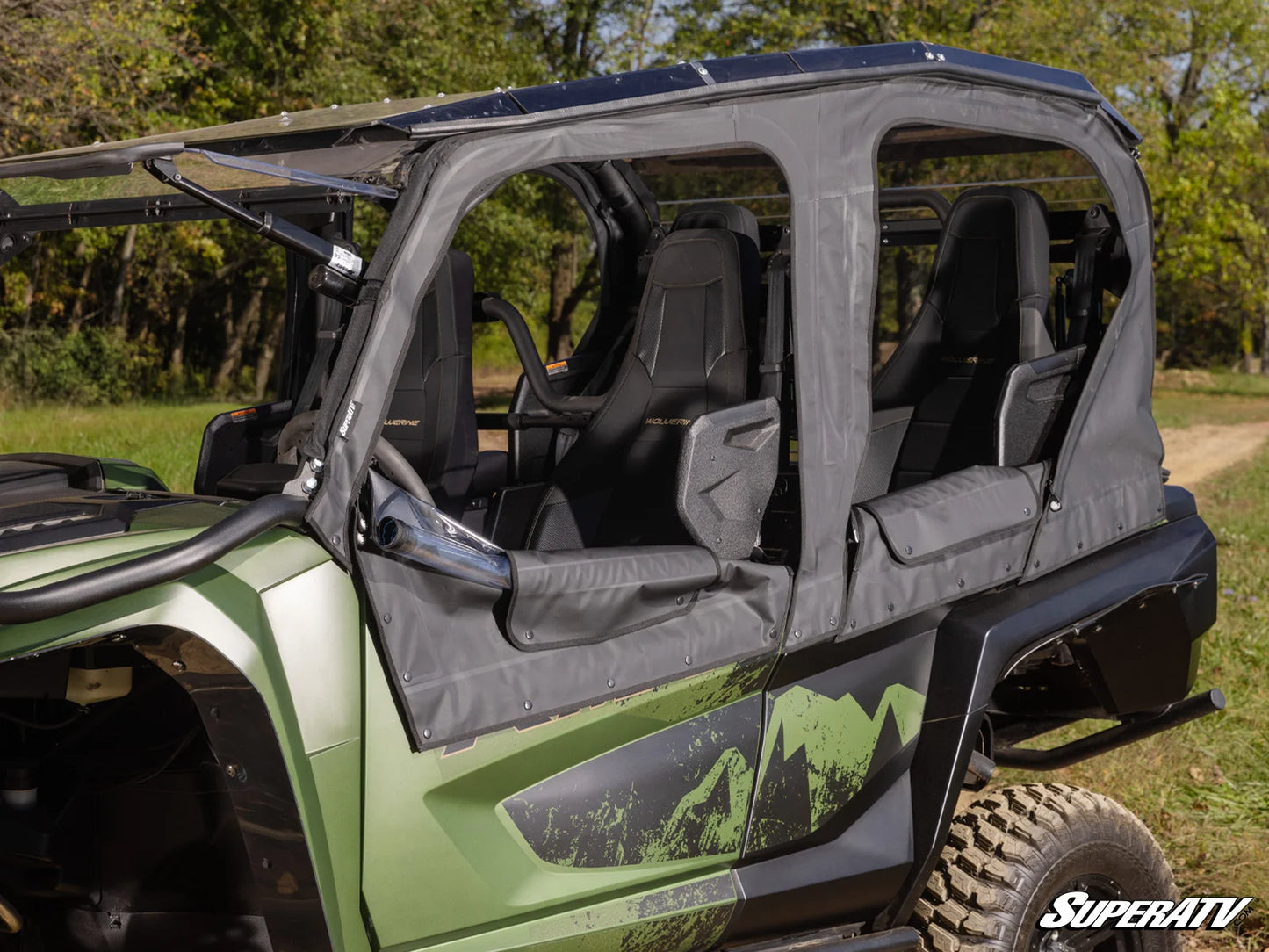 SuperATV - Yamaha Wolverine RMAX 1000 Primal Soft Cab Enclosure Upper Doors