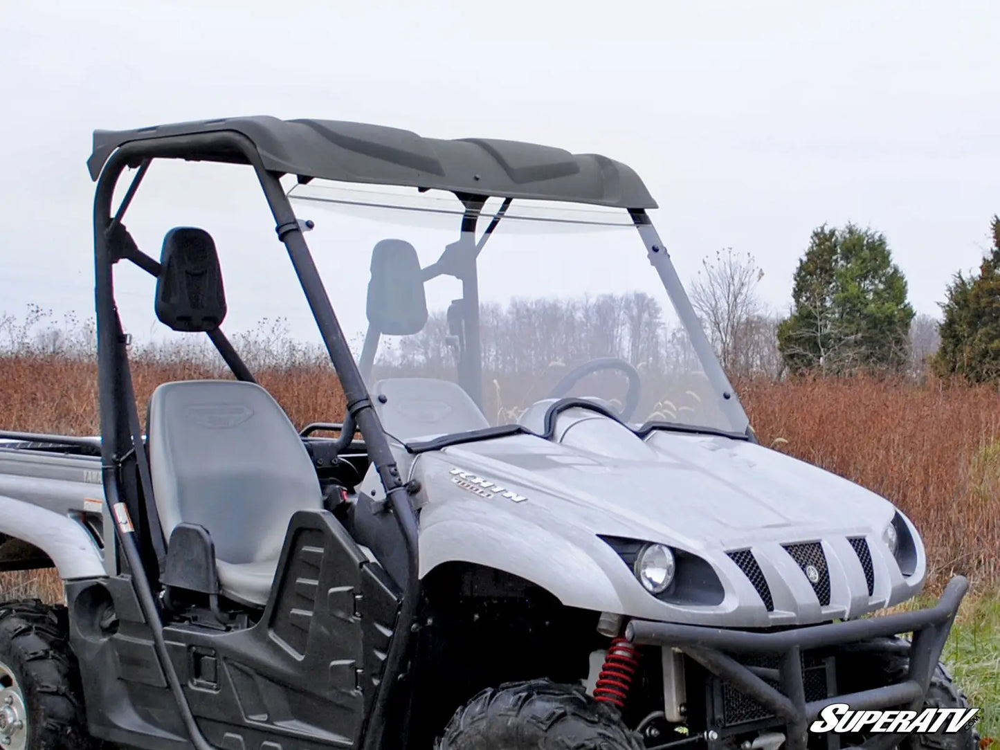 SuperATV - Yamaha Rhino Scratch Resistant Full Windshield