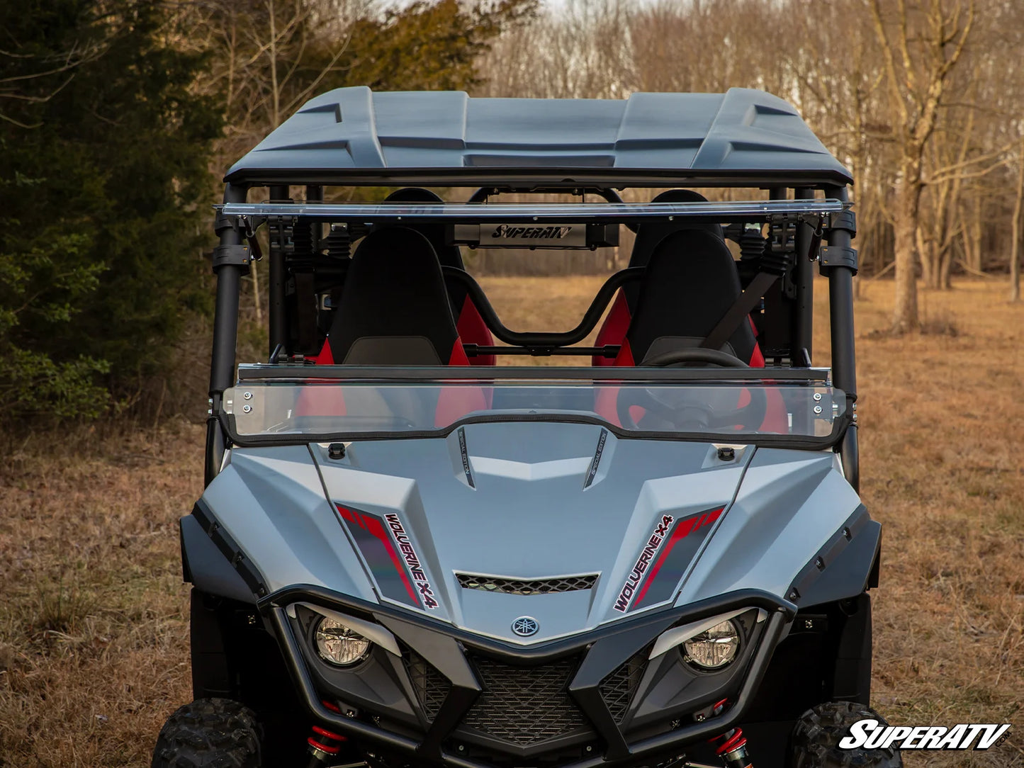 SuperATV - Yamaha Wolverine X4 850 Flip Windshield