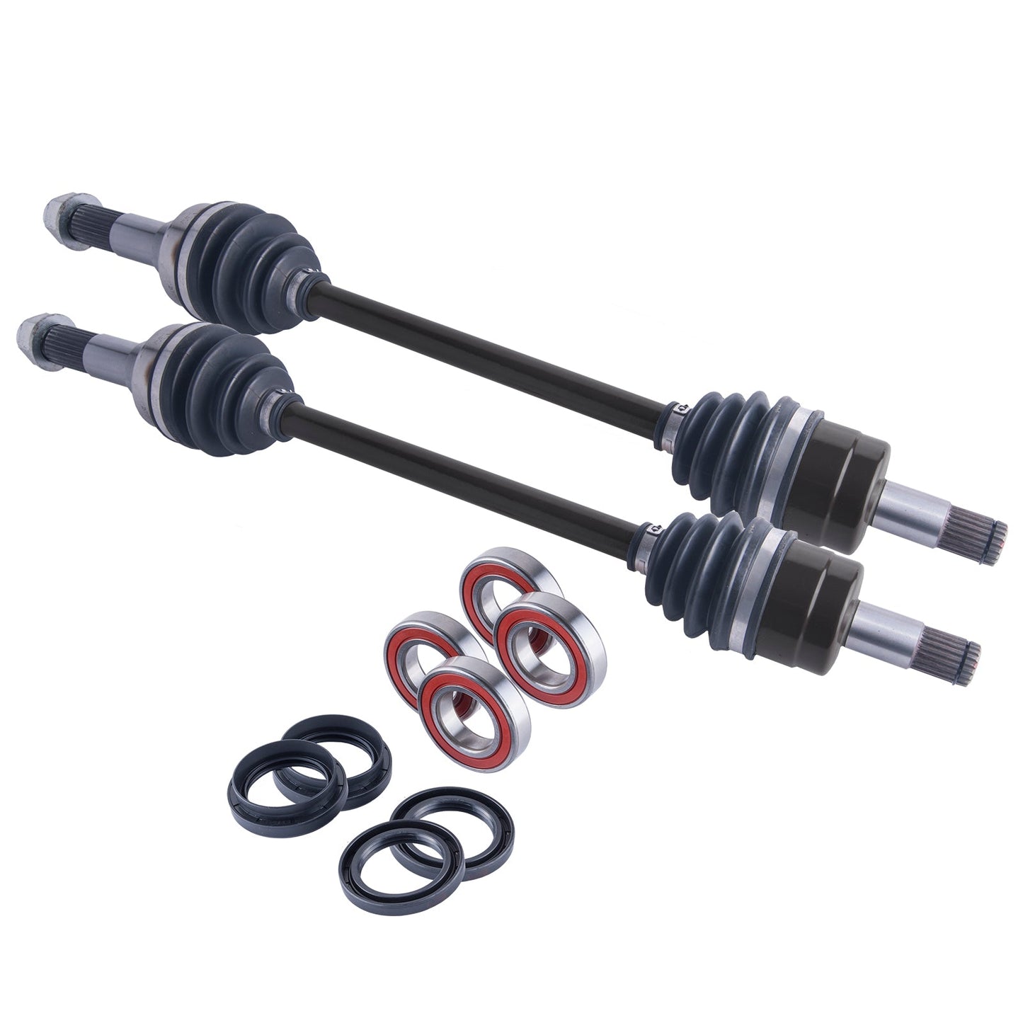 Yamaha Rhino 450 660 Front Axles and Wheel Bearing Set