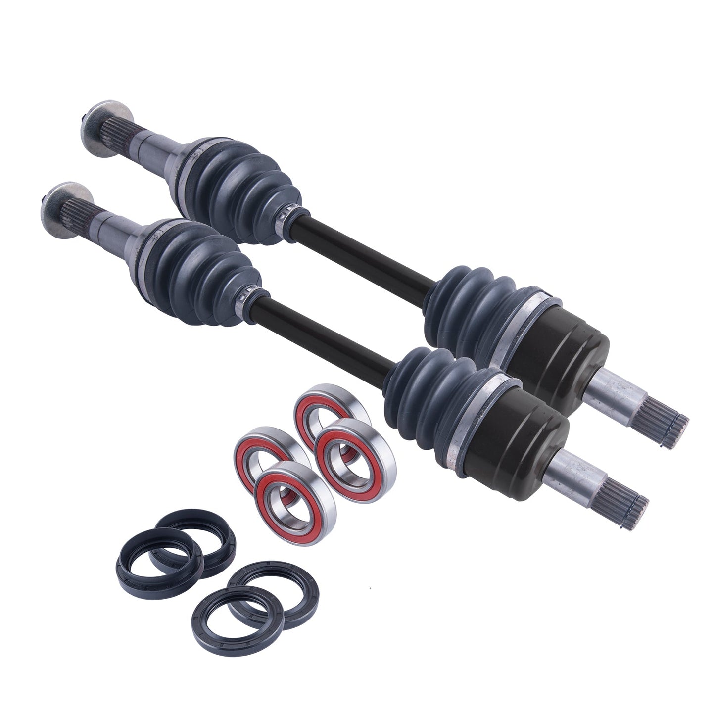 Yamaha Big Bear 400 Front Axles and Wheel Bearing Set 2002 - 2006