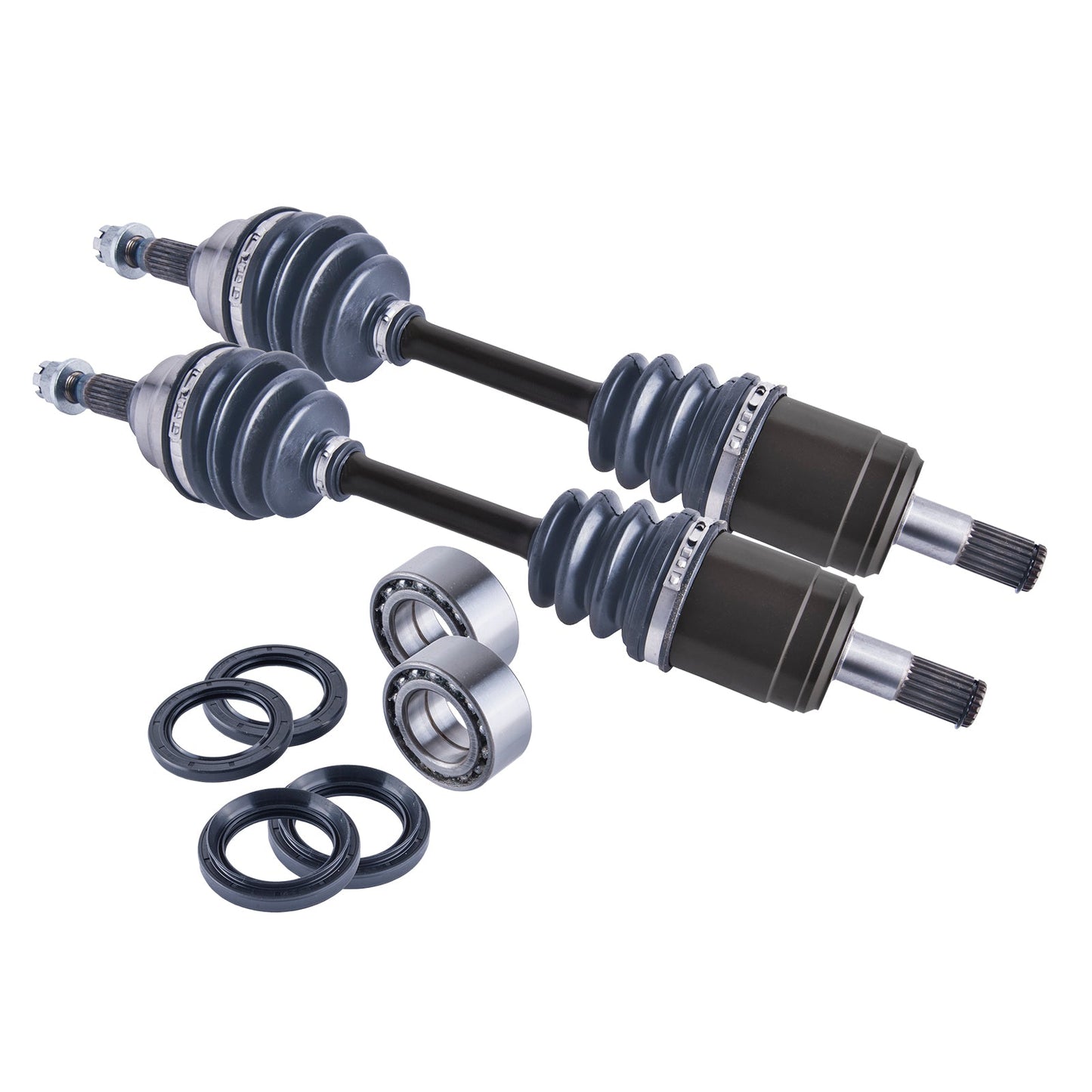Honda TRX500 650 Front Axles and Wheel Bearing Set 2001 - 2004
