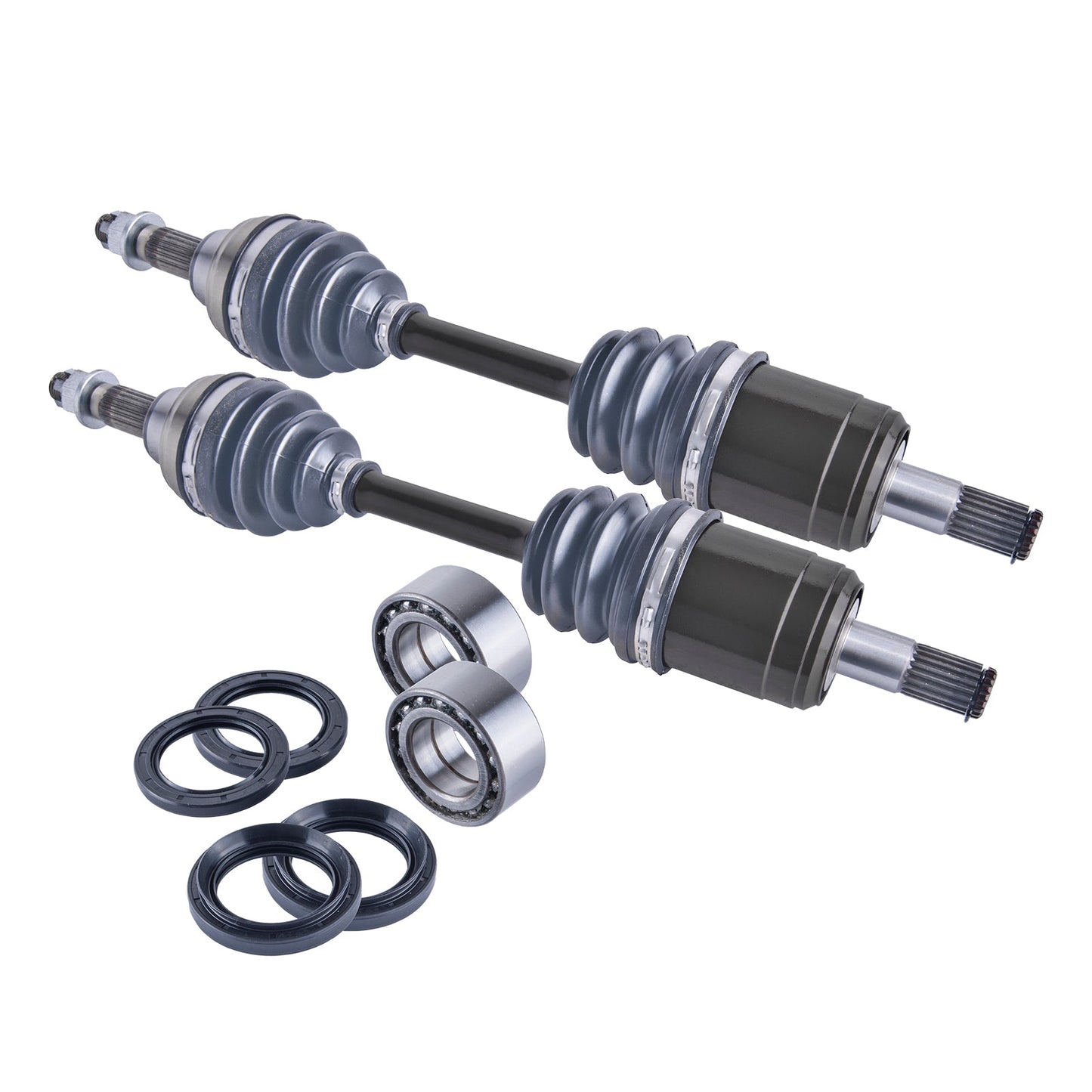 Honda TRX450 Foreman Front Axles and Wheel Bearing Set 1998 - 2004