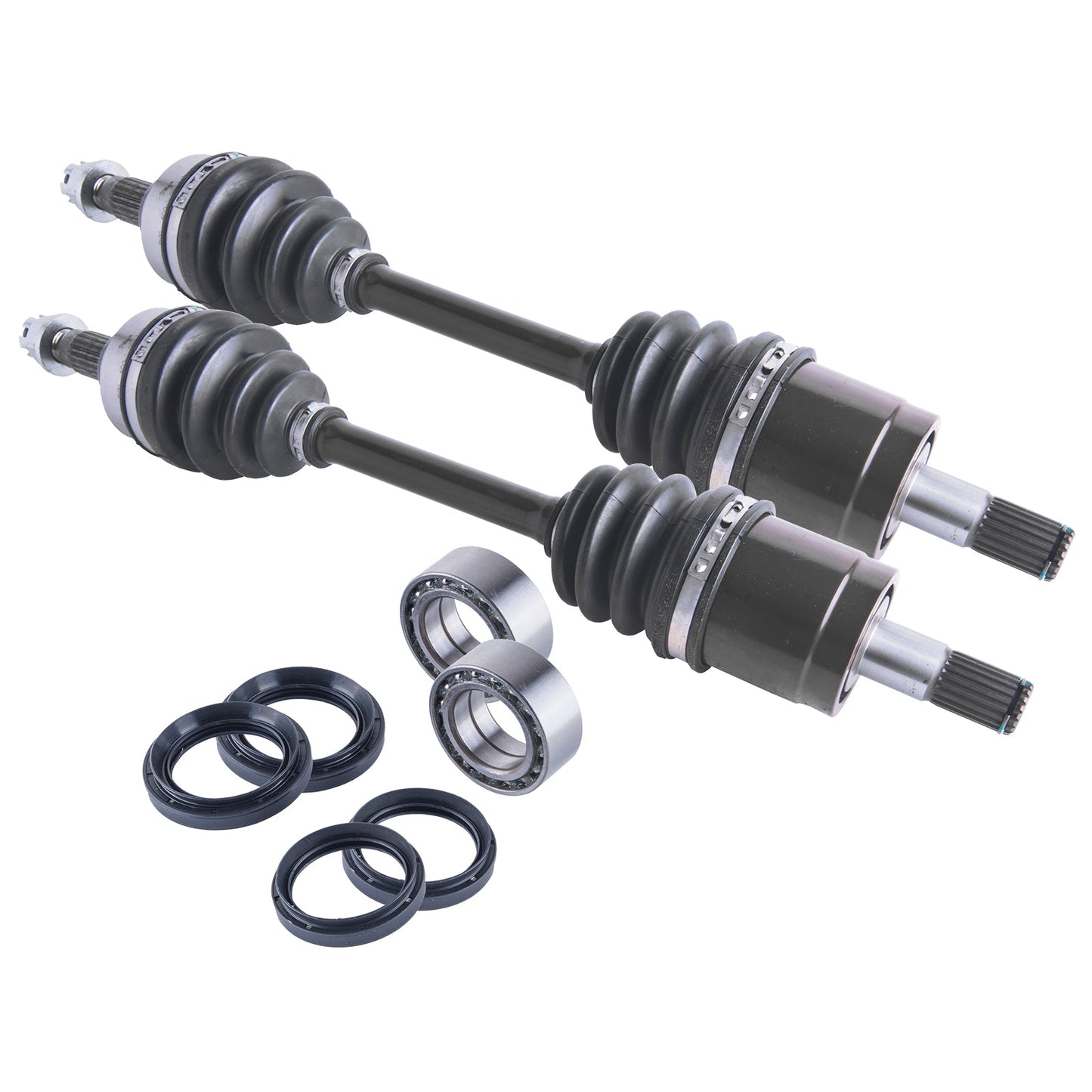 Honda TRX300 Front Axles and Wheel Bearing Set 1996 - 2000