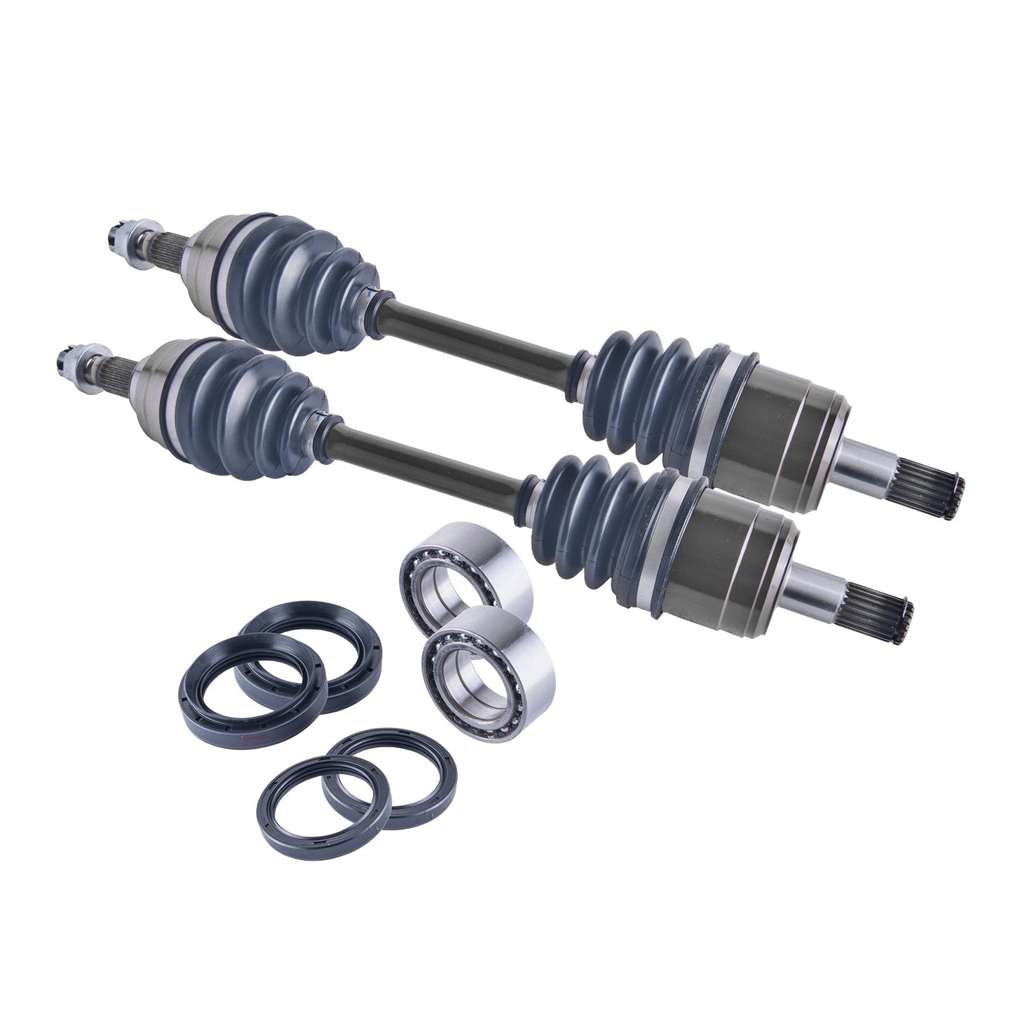 Honda TRX400 Rancher Front Axles and Wheel Bearing Set 2004 -2007