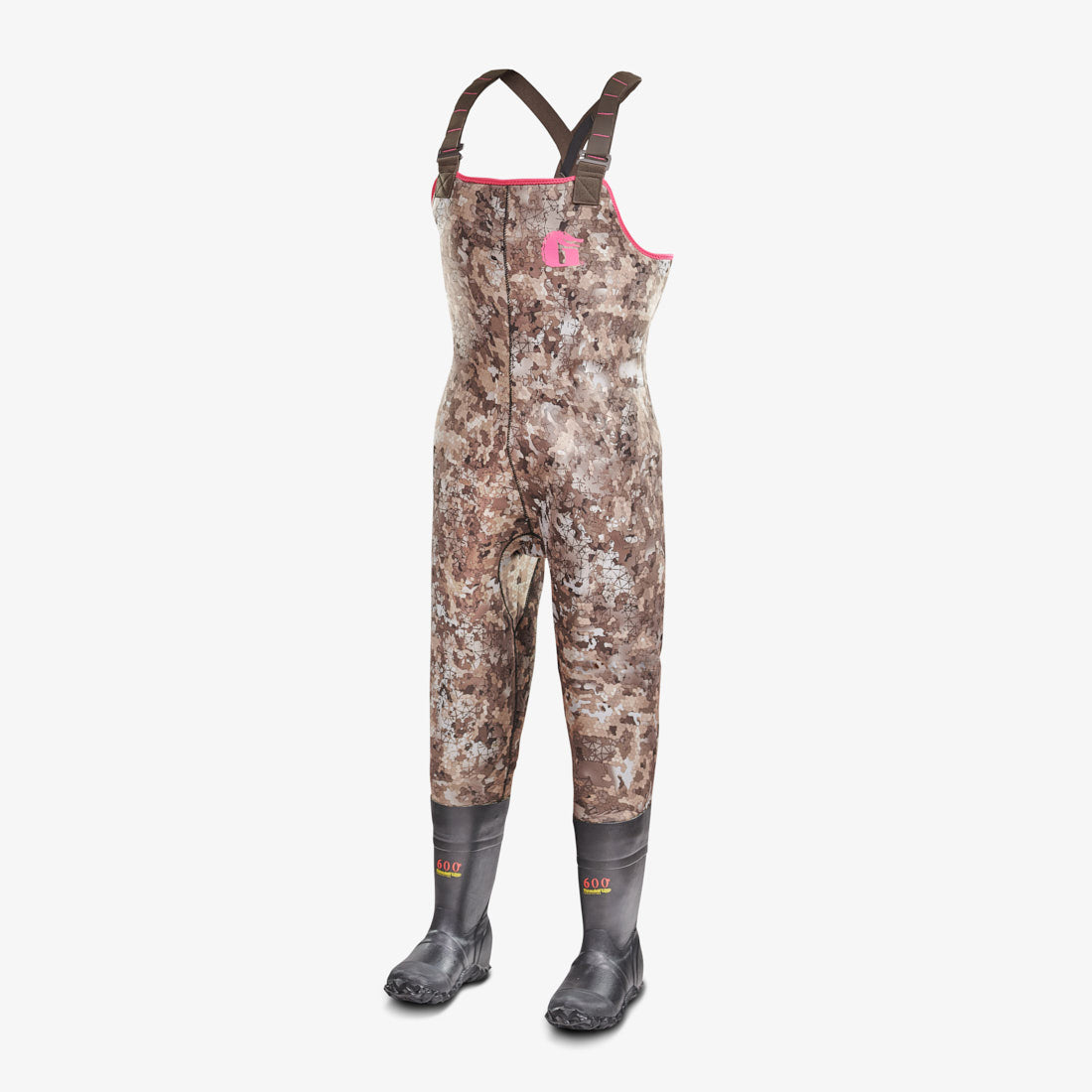 Pink waders with boots hot sale
