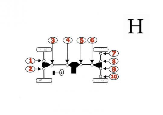 Arctic Cat, Kawasaki, Suzuki Front or Rear Fina Drive Shaft U-Joint Set