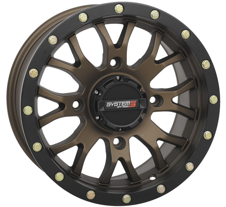 SYSTEM 3 | ST-3 | BRONZE + BLACK - 14"X7" - 4/110 - 5+2