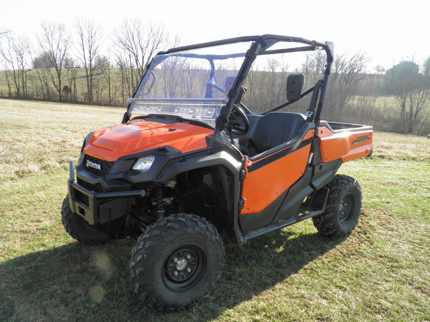 Honda Pioneer 1000/1000-5/1000-6 - 2 Pc Scratch-Resistant Windshield - 3 Star UTV