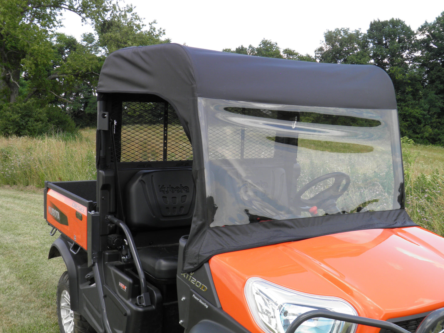 Kubota RTV X900-X1120 Vinyl Windshield-Top-Rear Combo - 3 Star UTV