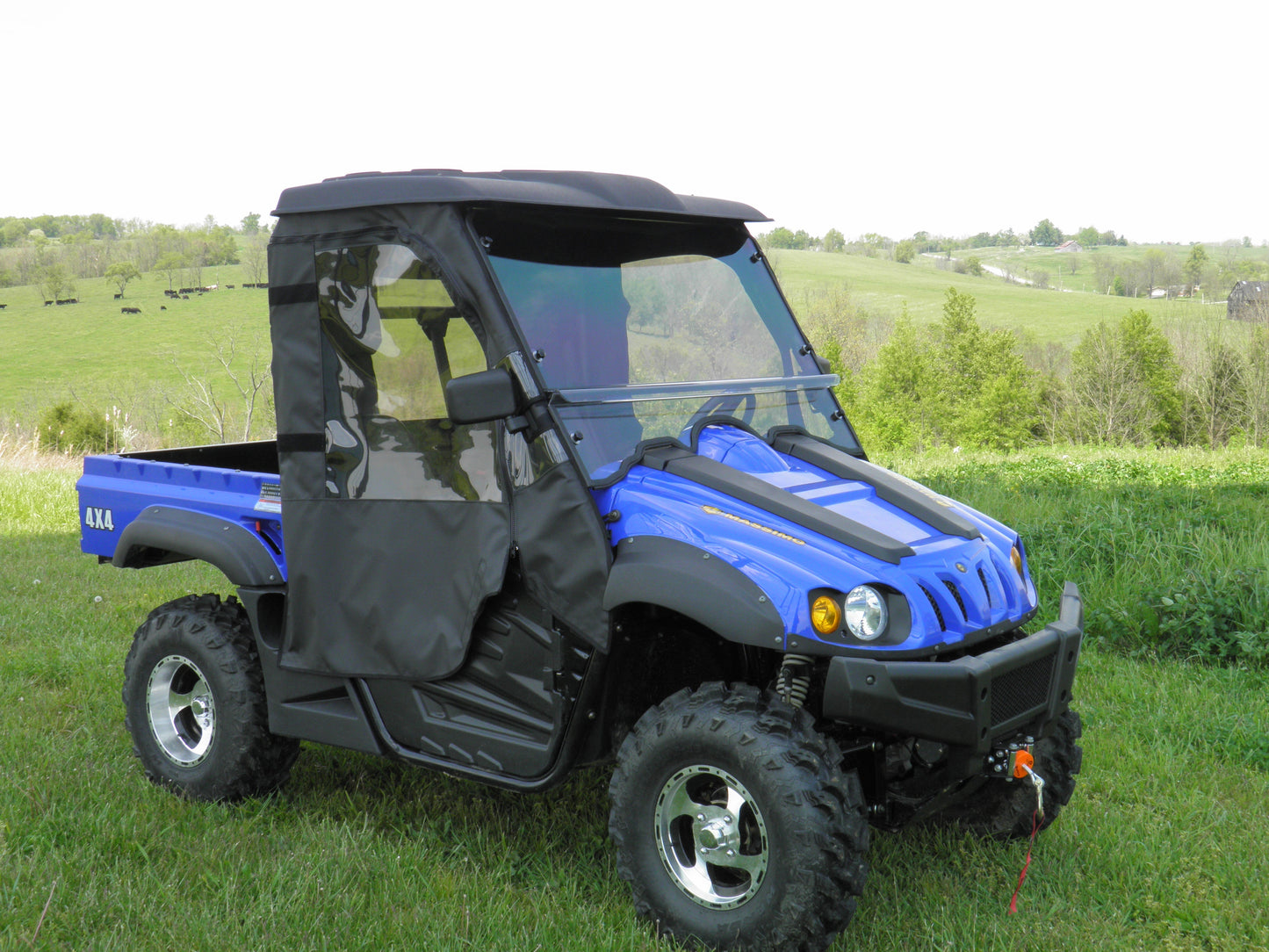 Massimo 500/700 - Door/Rear Window Combo with Color, Door Length and Zip Window Options - 3 Star UTV