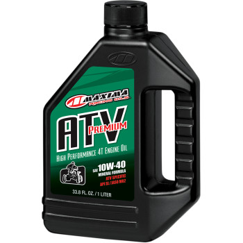 MAXIMA ATV 10W40 ENGINE OIL: 1 LITER