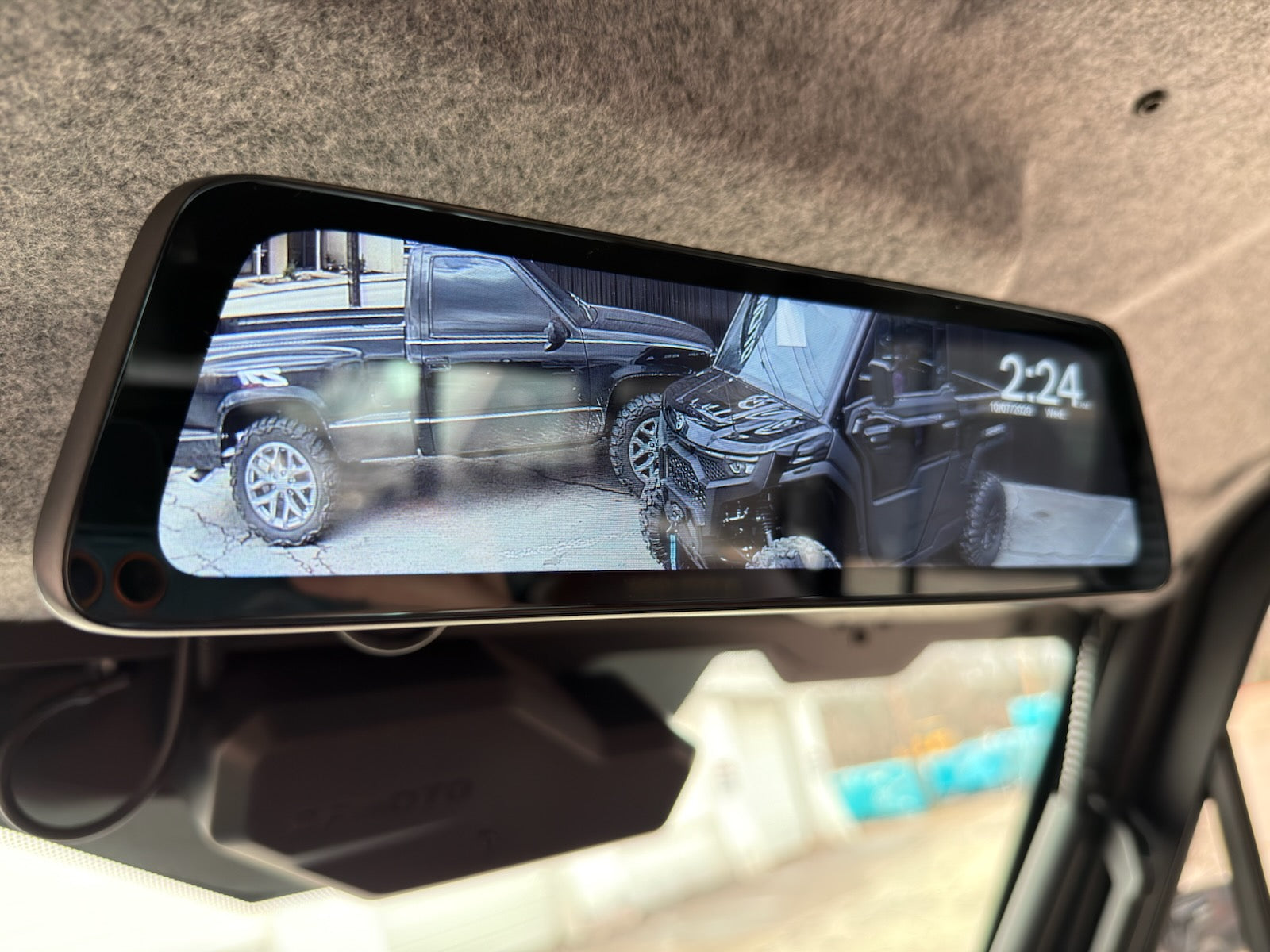 TEAM MSC - CFMOTO U10 PRO / HIGHLAND - REAR VIEW MIRROR/BACKUP CAMERA ...
