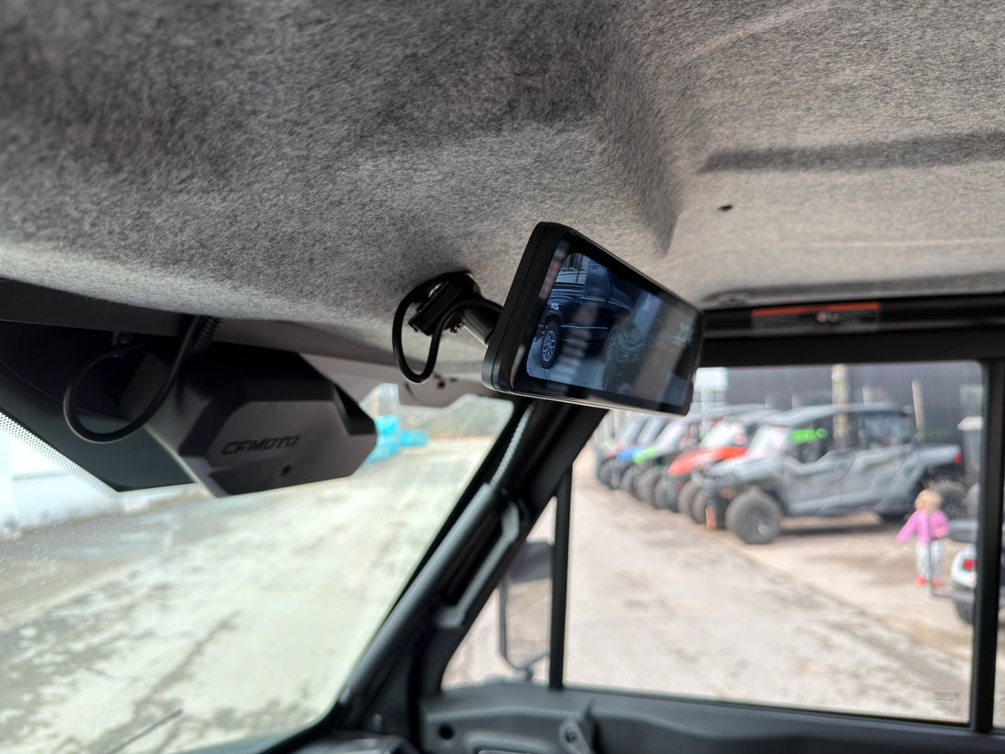 TEAM MSC - CFMOTO U10 PRO / HIGHLAND - REAR VIEW MIRROR/BACKUP CAMERA ...