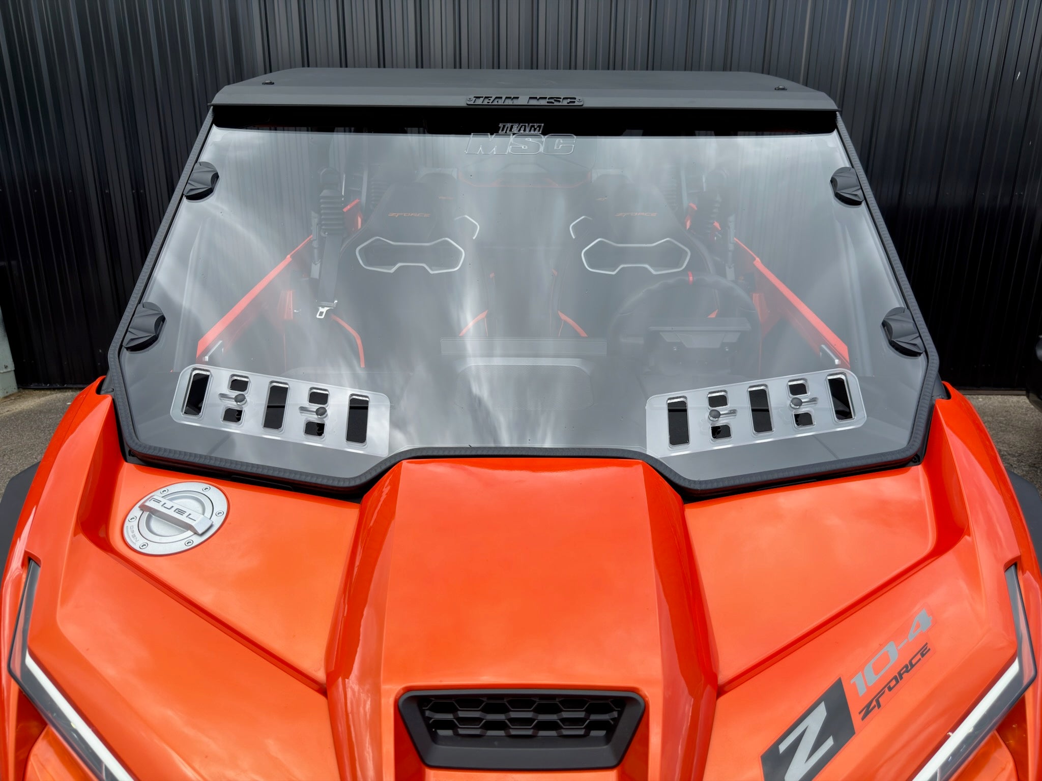TEAM MSC - Z10 / Z10-4 - PREMIUM FRONT WINDSHIELD WITH VENT/TINT