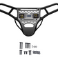 Ravek - Front Bumper/Skid Plate with Amber Lights - Black - Polaris - RZR XP 1000