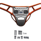 Ravek - Front Bumper/Skid Plate with White Lights - Orange -Polaris - RZR XP 1000