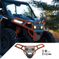 Ravek - Front Bumper/Skid Plate with Amber Lights - Orange -Polaris - RZR XP 1000