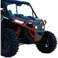 Ravek - Front Bumper/Skid Plate with Amber Lights - Orange -Polaris - RZR XP 1000