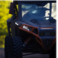 Ravek - Front Bumper/Skid Plate with Amber Lights - Orange -Polaris - RZR XP 1000
