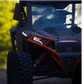 Ravek - Front Bumper/Skid Plate with Amber Lights - Polaris -Red - RZR XP 1000