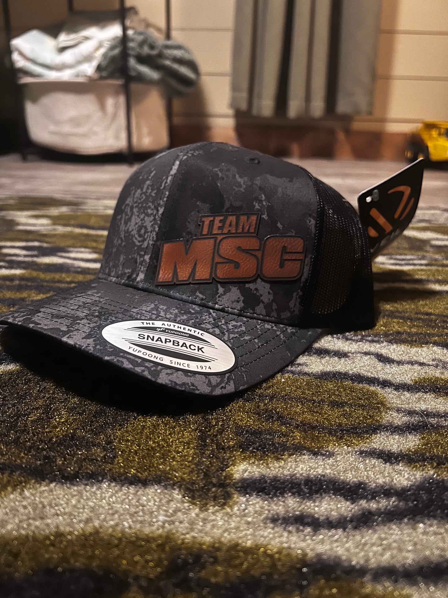 TEAM MSC LEATHER PATCH HAT