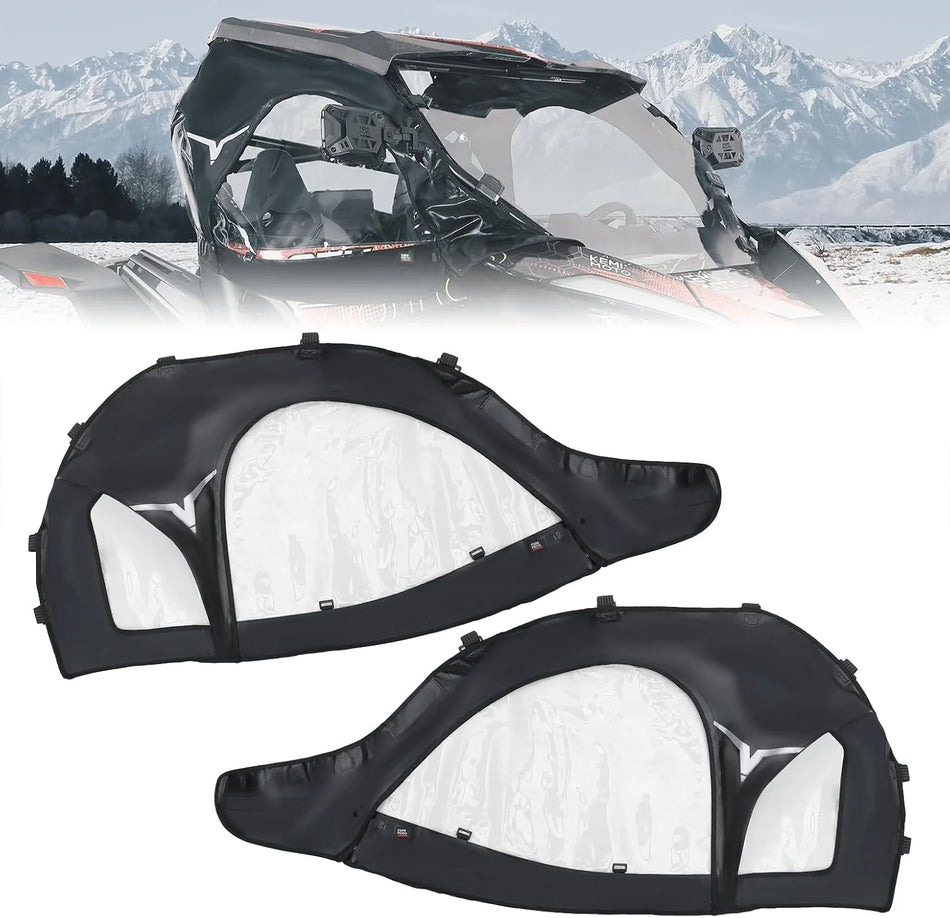 KEMIMOTO - Soft Cab Enclosure Upper Windows for CFMOTO ZForce 950