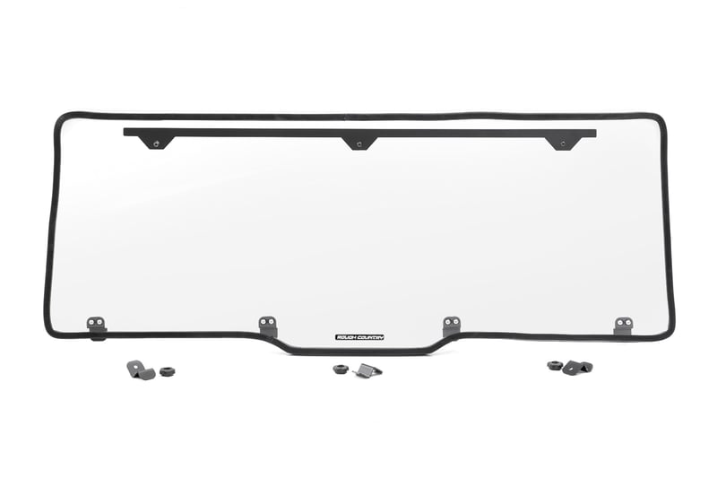 Rough Country - Rear Panel - Scratch Resistant | Polaris Ranger XP 1000
