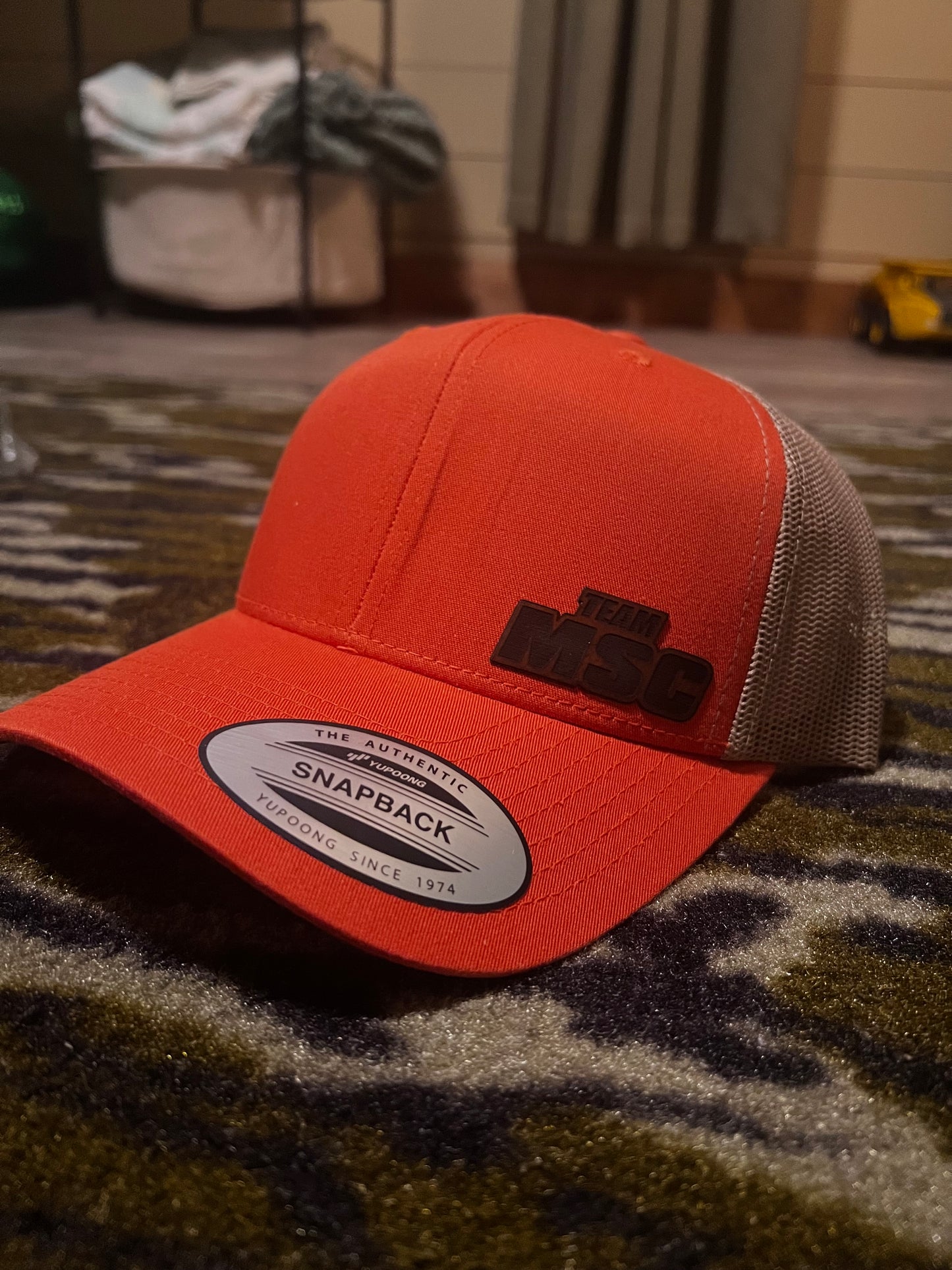 TEAM MSC LEATHER PATCH HAT