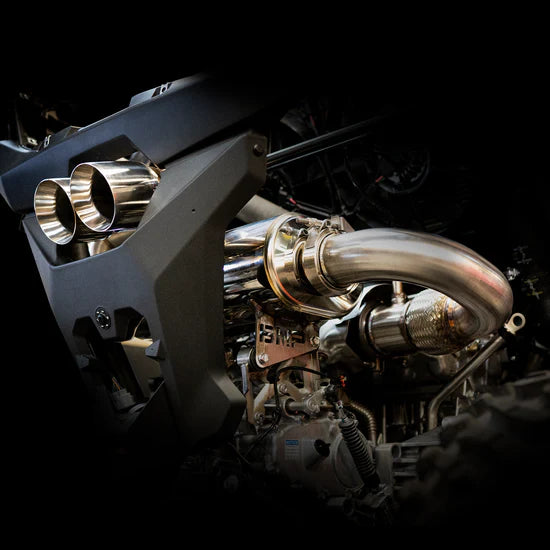 Pre-Order - Bikeman Performance - Double-Barrel Center-Exit Full Exhaust for CFMOTO ZFORCE Z10
