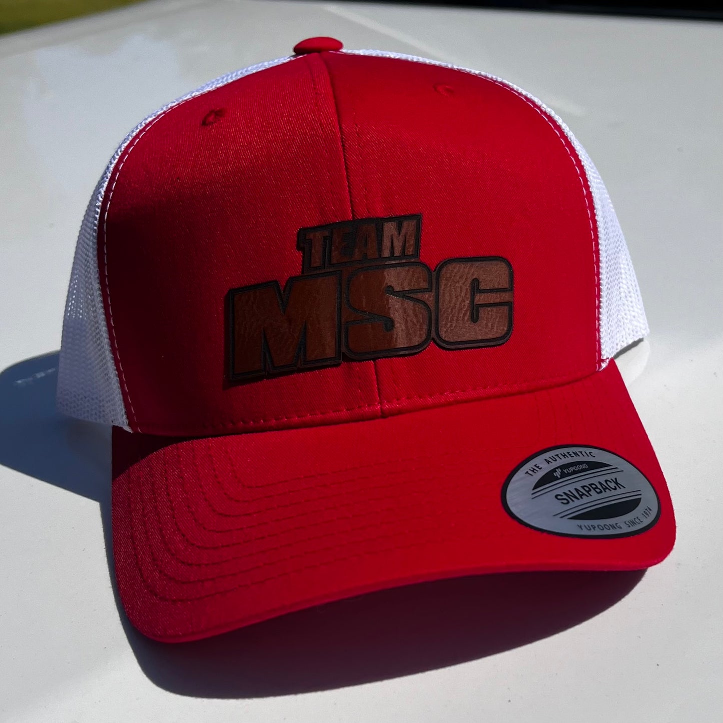 TEAM MSC LEATHER PATCH HAT