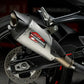 YOSHIMURA - CFMOTO 450SS - AT2 Stainless Slip-On Exhaust w/ Stainless Muffler