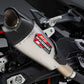 YOSHIMURA - CFMOTO 450NK - AT2 Stainless Slip-On Exhaust w/ Stainless Muffler