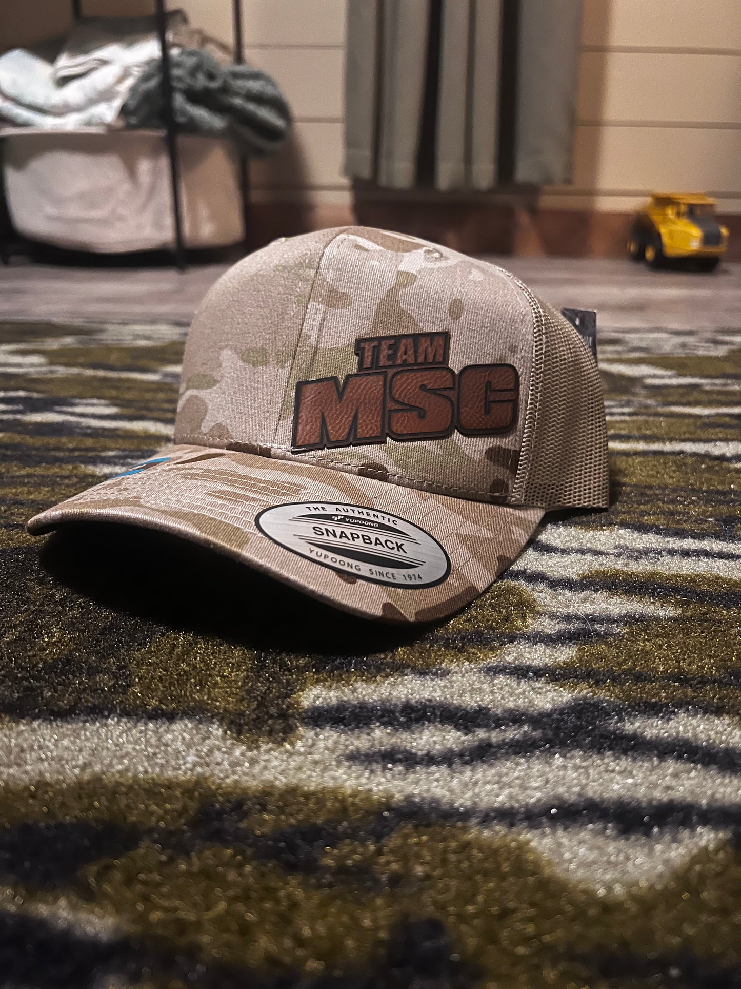 TEAM MSC LEATHER PATCH HAT