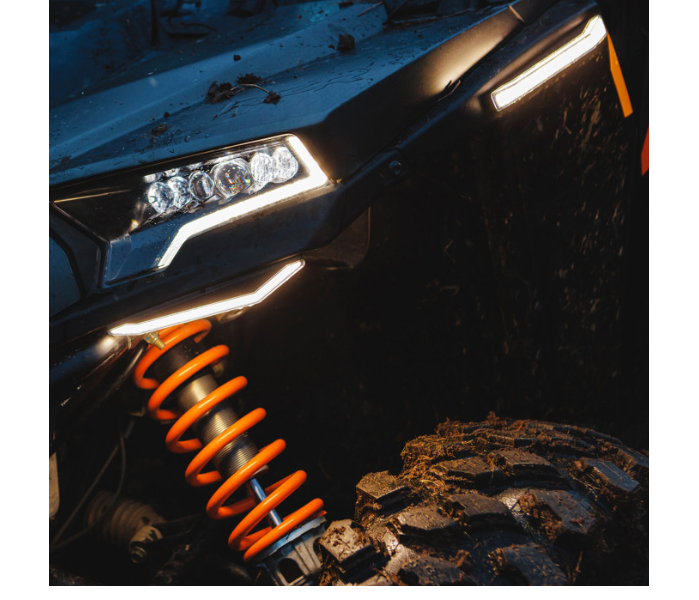 Ravek - Turn Signal Kit - Amber - White Running Lights - RZR XP - Polaris