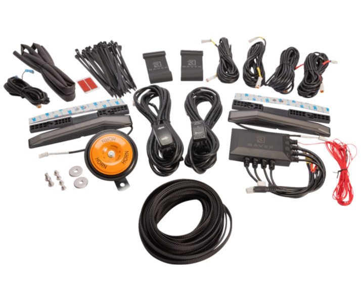 Ravek - Turn Signal Kit - Amber - White Running Lights - RZR XP - Polaris