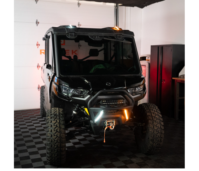 Ravek - Turn Signal Kit - Amber - White Running Lights - Defender - Can-Am