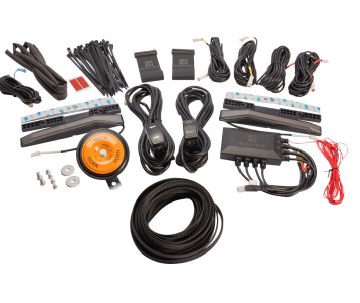 Ravek - Turn Signal Kit - Amber - White Running Lights - Defender - Can-Am