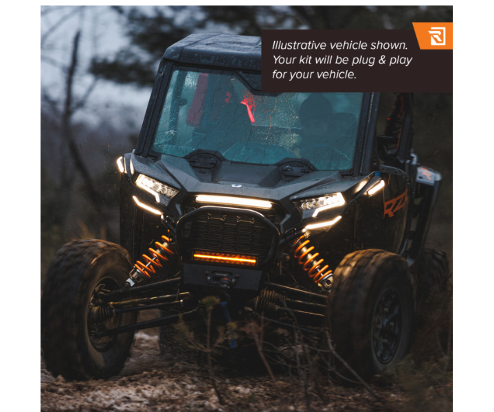 Ravek - Apex Lights™ - Running - White - RZR Pro XP - Polaris