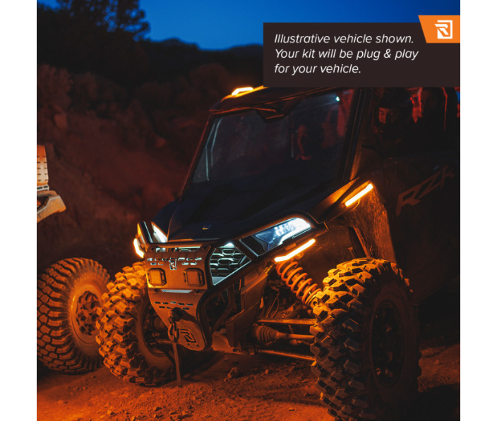 Ravek - Apex Lights™ - Running - Amber - RZR Pro XP - Polaris