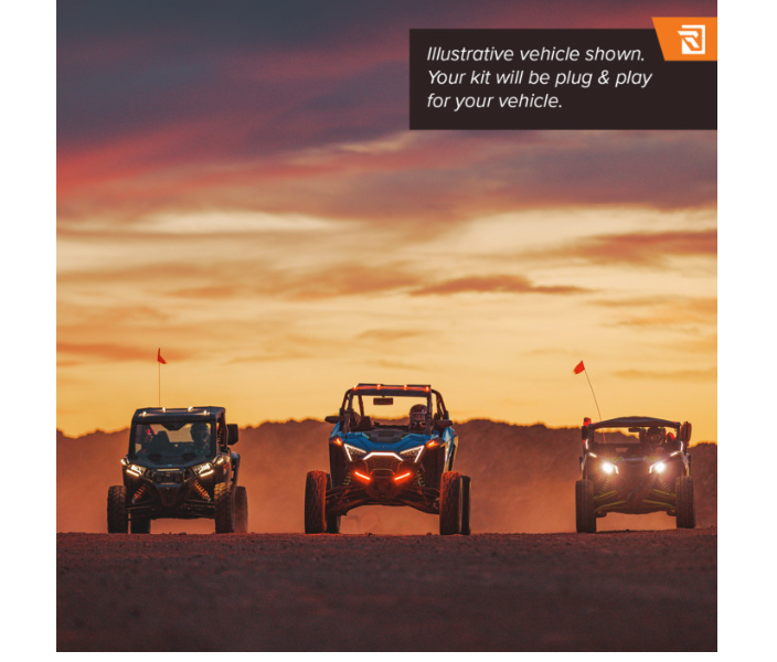 Ravek - Apex Lights™ - Running - Amber - RZR Pro XP - Polaris
