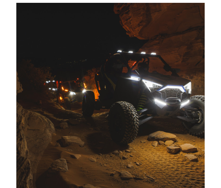 Ravek - Apex Lights™ - Running - White - RZR Turbo R - Polaris