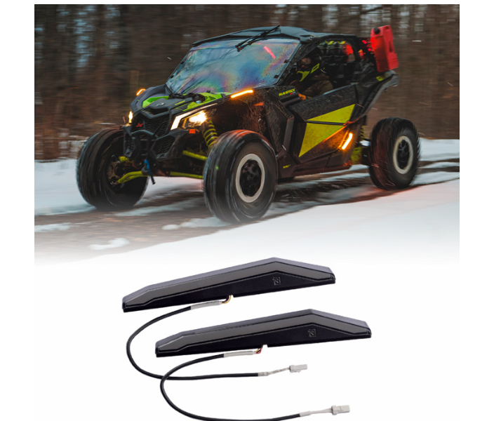 Ravek - Apex Lights™ - Running - Amber - Maverick X3 - Can-Am