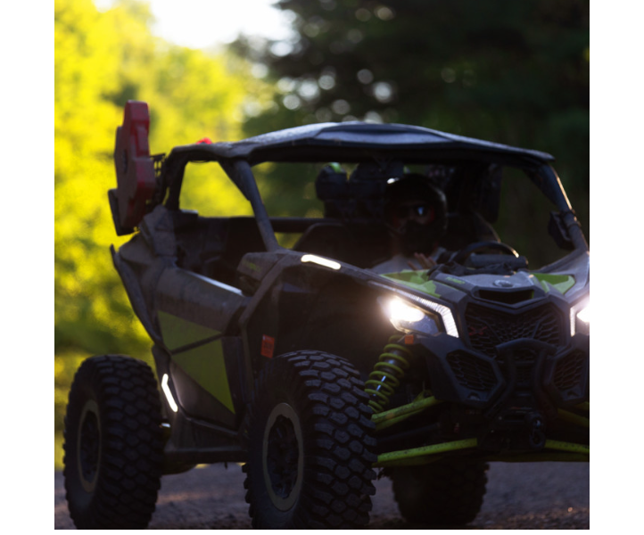 Ravek - Apex Lights™ - Running - White - Maverick X3 - Can-Am