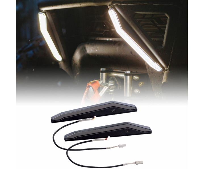 Ravek - Apex Lights™ - Running - White - Commander -  Can-Am